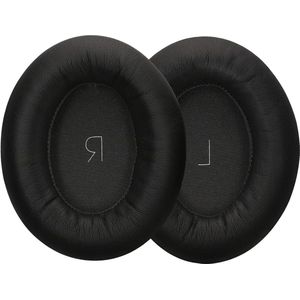 Oorkussens compatibel met JBL Tour One - Zwarte kunstleren oorkussens - Set van 2 - Voor koptelefoon .