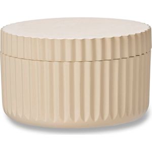 Blokker opbergdoosje Zara - beige - 10x10x6 cm