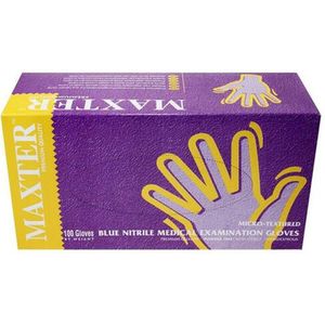 Maxter blue nitril handschoenen poedervrij - XS
