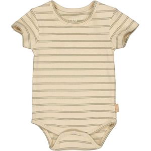 Levv newborn baby jongens romper Fred aop Olive Stripe