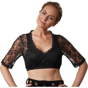 dressforfun - Dirndlblouse Resi L - verkleedkleding kostuum halloween verkleden feestkleding carnavalskleding carnaval feestkledij partykleding - 303087