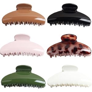 Grote klauwclips met antislip klauwen - haaraccessoires voor dik lang krullend haar - brede grip - vrouwen en meisjes