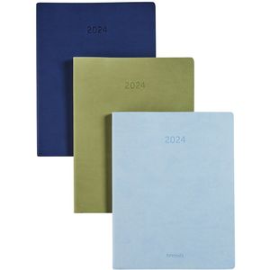 Brepols Agenda 2024 • Timing 6t week • Colora soepele omslag • 17,1 x 22 cm • Groen