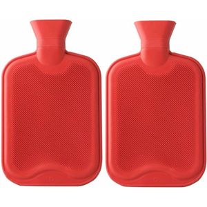 Warmwaterkruik - 2L warme waterbuis, set van 2 verwarmende waterbuizen