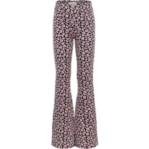 LOOXS Little 2601-7616-897 Meisjes Broek - Maat 92 - lila dessin van 90% Cotton 8% Polyester 2% Lycra