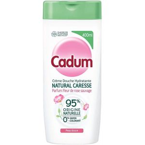Cadum Natuurlijke Caresse Hydraterende Douchecrème Wilde Rozenbloem 400 ml