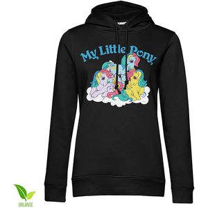 My Little Pony Damen Washed Girls Hoodie Black-S