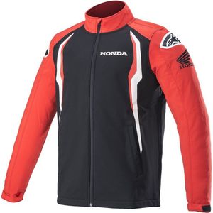 Alpinestars Honda Softshell Jacket Red Black S - Maat - Jas