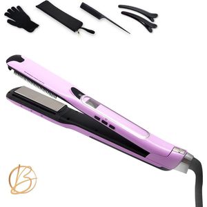 stoomstijltang 5.0 Limited – Stoomstijltang – Stijltang – Uitneembare kam – Extra haarbescherming – Compact design