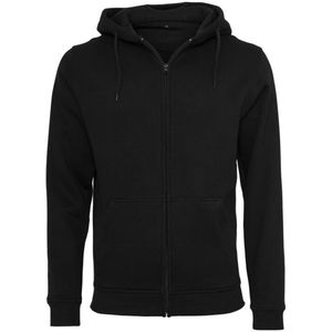Build Your Brand - Heavy Sweatshirt - Met Rits - Geborsteld Fleece - 300 g/m²