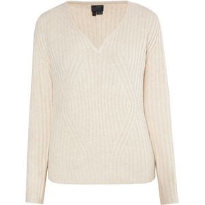 DreiMaster - Gebreide Trui - Lichtbeige - Dames