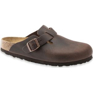 Birkenstock Boston Heren Clogs - Brown Leather - Maat 49