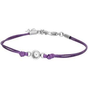 iXXXi-Jewelry-Wax Cord Top Part Base Purple-Zilver-dames-Armband (sieraad)-One size