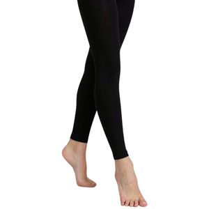 Zwarte Balletpanty |  ZONDER VOET | Ballet en dans | Danspanty | Ballet panty zwart | voor meisje & dames | 6/7 jaar – Maat 110-116