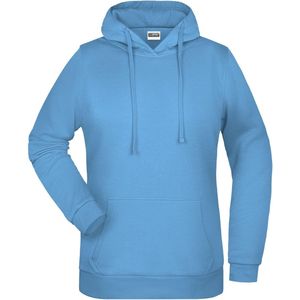 James And Nicholson Vrouwen/dames Basic Hoodie (Hemelsblauw)