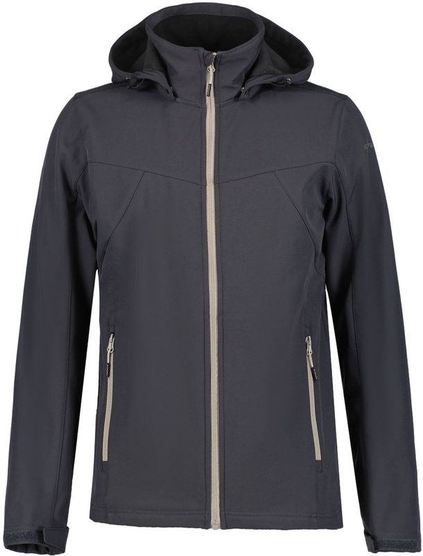 Icepeak Brimfield Jas - Heren Ongevoerde softshell - Anthracite