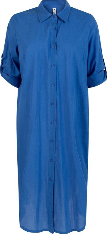 Zoso - Florence Voile Long Blouse - Strong Blue - Dames