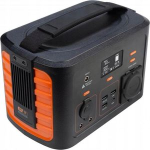 Xtorm 300W Portable Powerstation - Portable Generator - UK Versie - 78000 Mah - 6.5 mm DC port - USB-C PD 60 W - 12V Car Charger 120 W - 5.5mm DC,AC Socket - USB-A 16 W - USB-A Quick Charge 3.0,USB-C PD - Zwart/Oranje