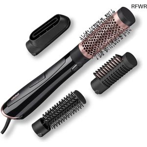 RFWR® 1000W Föhnborstel met 4 Opzetstukken - Voor Volume, Gladmaken en Styling met Cool Shot