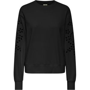Jacqueline de Yong Trui Jdyjinni Emb Sweat Jrs 15355858 Black/emb Dames Maat - M