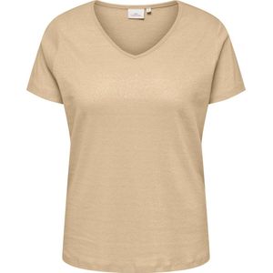 ONLY CARMAKOMA - CARMELODI SS V-NECK TOP JRS - Meisjes - Blouses