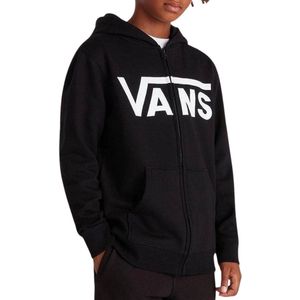 Hoodie - Zwart - Wit - 100% Katoen