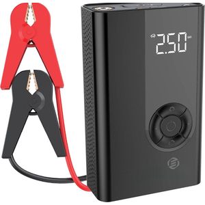 Equivera Jumpstarter voor Auto - Accu Booster - Acculader voor Auto - Starthulp voor Auto - Acculader - Auto Acculader - Accu Booster voor Auto - Nooit meer zonder lege accu!