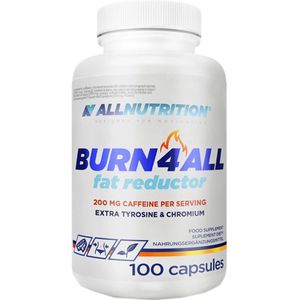 ALLNUTRITION | Burn4all fat reductor | 100 Capsules | Energy | Metabolism | Fatburner | 100 capsules