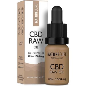Nature Cure CBD/CBDA-olie RAW 10% - 1000 mg- Full Spectrum  10 ml