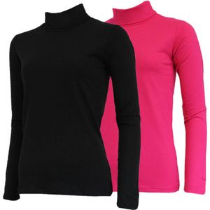 2-Pack Campri - Skipully - Wintersportpully - Dames - Black/Pink (1071) - maat S