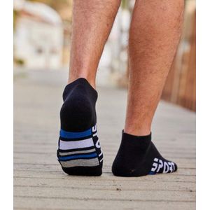 ATLAS FOR MEN - 4 paar sokken met sportief jacquardmotief - Heren - Verkrijgbaar in grote maten - 43/46