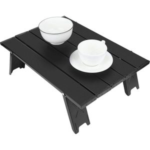 Outdoor Vrijetijdstafel Draagbare Aluminium Barbecue Tent Theetafel Ultralicht Bureau met Campingtafel voor Salontafel Zwart Picknicktafels camping table