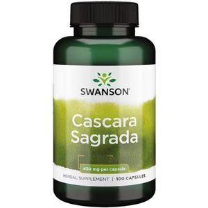 Swanson - Cascara Sagrada - Laxeermiddel - 450 mg - 100 Capsules