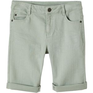 Vertbaudet - Bermuda - Effen of Gestreept - Canvas - Katoen