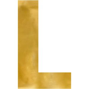 Spiegel Letter L Goud - 37 x 60 cm