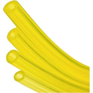 Universele flexibele benzineslang - 4 maten - 15 m - geel transparante buis - olieslangen - kleine motoren trimmers .