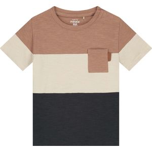 Prénatal peuter T-shirt - Jongens - Light Red Brown - Maat 110