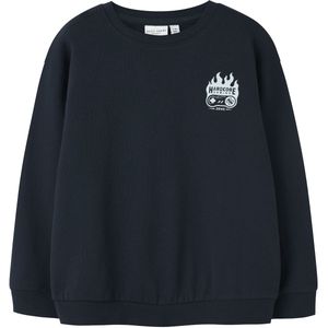 Sweatshirt - Regular Fit - Geborstelde Sweatstof - Lange Mouwen