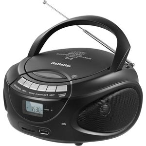 Draagbare CD Speler Boombox met Bluetooth, AM/FM Radio en Hoofdtelefoonaansluiting - Ideaal voor Thuis en Cadeaus