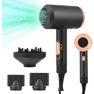 Föhn met Diffuser - Digitale Haardroger - Drogen / Stylen / Volume / Krullen - Föhn