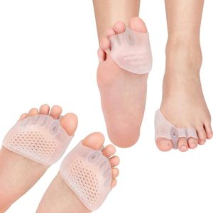 Gel teenseparator middenvoetsbeenkussentjes - Orthetische overlappende tenen - Bunion spacer - Hamerteen pijnverlichting - Blote voeten slijtage - Sokken of schoenen - 2 paar .
