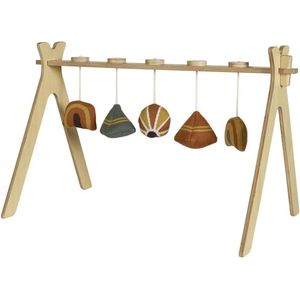 Tipi - Activity Arch + 5 Knitted Toy - Terra