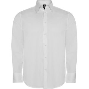 Wit overhemd met lange mouwen Oxford merk Roly maat XL