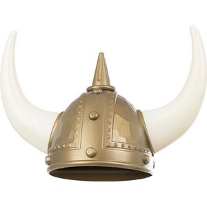 FUNIDELIA Viking Helm voor vrouwen en mannen Nordic - Grijs / Zilver