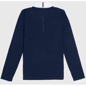 Tommy Hilfiger Equestrian Showshirt Tommy Hilfiger Montana 2-in-1 Donkerblauw
