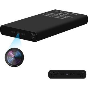 HD 1080p Bewakingscamera 10.000 mAh Powerbank Verborgen Mini-Oplichtcamera - Veiligheid Thuis en op Kantoor