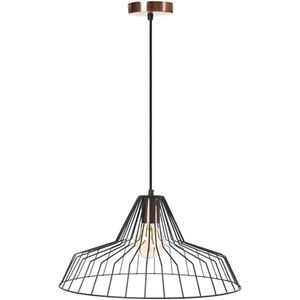 ETH Hanglamp - Plafondlamp Starfish zwart met koper - draadlamp