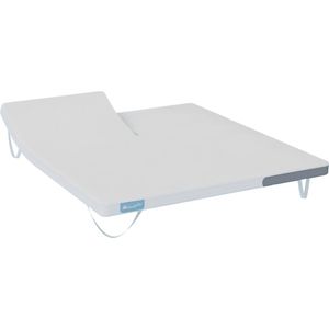 Cloudpillo Split Topper 200x200 - Afstelbaar - 4-Seizoenen - Voorzien van Elastieken - Wasbare Hoes