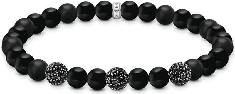 Thomas Sabo - A2195-705-11-l17 - Armband - Zwart - Rebel at Heart - 17 cm