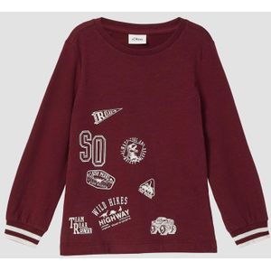 T-shirt - Jersey Top - Lange Mouwen - Normale Pasvorm - Ronde Hals